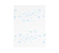 WHJSSF Pink Greeting Card Falling snowflakes Printed Perfect for Valentine's Day, Wedding Anniversary & Party Invitations