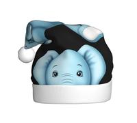 WHJSSF Plush elephant doll Pattern Christmas Hat for Adult quality accessory soft, lightweight, and fluffy
