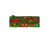 WHJSSF Red Poppy Field Farm Meadow Landscape Prints Baby Bow Headband - Soft & Stretchy Newborn Accessory for Photoshoots & Baby Showers - Gentle, Cute & Adorable Headwear for Infants