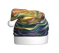 WHJSSF Ribbon vortex Picture Christmas Hat for Adult Making It a Fun and Durable Gift for Men and Women