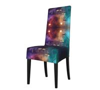 WHJSSF rock band stage Prints Dining Chair Throws Stretch Slipcovers - Seamless Fit, Wrinkle-Free Comfort & Easy Care for Your Dining Room Chairs