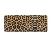 WHJSSF Rough Leopard Print Prints Extended Mouse Pad 12x31.5in