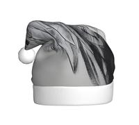 WHJSSF Sketching an eagle Picture Christmas Hat for Adult Soft and Fluffy Brim, Lightweight Comfort