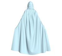 WHJSSF Solid color small fresh Prints Halloween Adult Hooded Cape Cloak with Bow Tie for Costume Parties, Cosplay