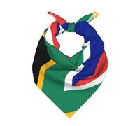 WHJSSF South Africa flag Prints Bandanas for Women or Men - Well-Crafted Satin Throw, Versatile Headscarf, Stylish Accessory for Travel & Gifts
