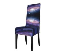 WHJSSF Space Photo Prints Dining Chair Throws Stretch Slipcovers - Seamless Fit, Wrinkle-Free Comfort & Easy Care for Your Dining Room Chairs
