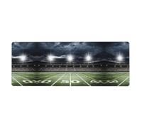 WHJSSF Stadium Football Satdium Field Light Night Mouse Pad 12x31.5in Extended Gaming Desk Mat