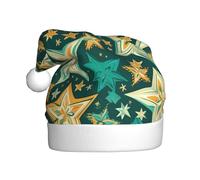 WHJSSF stars eastern stars Printing Christmas Hat for Adult quality festive accessory crafted soft, lightweight