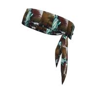 WHJSSF Statue of Liberty in NYC Picture Sports Double-Sided Headscarf Quick Drying, Moisture Wicking for Women, Girls, and Men