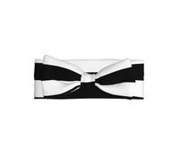 WHJSSF stripes black white Prints Baby Bow Headband - Soft & Stretchy Newborn Throw for Cute Photo Shoots & Baby Showers