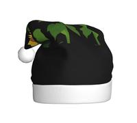 WHJSSF Sunflowers chase the sun Pattern Christmas Hat for Adult quality accessory soft, lightweight, and fluffy