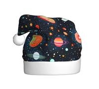 WHJSSF The vast universe Picture Christmas Hat for Adult Festive Celebrations as a Gift for Men and Women