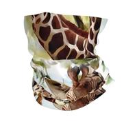 WHJSSF Watercolor Deer Giraffe Prints Multifunctional Sport Headband - Seamless Stretch Neck Gaiter for Running, Hiking, Cycling & Travel - Lightweight, Breathable & Quick-Drying