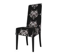 WHJSSF Werewolf HD Prints Dining Chair Throws Stretch Slipcovers - Seamless Fit, Wrinkle-Free Comfort & Easy Care for Your Dining Room Chairs