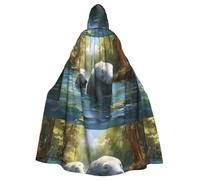 WHJSSF West Indian Manatees Prints Halloween Adult Hooded Cloak is a super large, comfortable, and durable cloak
