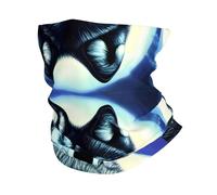 WHJSSF wolf under moon Prints Multifunctional Sports Headband - Seamless Athletic Throw, Bike Head Cover, Quick-Dry Neck Warmer for Men & Women