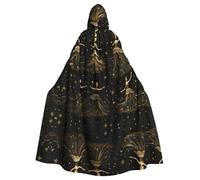 WHJSSF women's nutcracker ballet xmas dance Printing Halloween Adult Hooded Cloak for various party and carnival settings