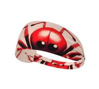 WHJWXC Cute Little red Spider Printing Elastic Exercise Headband Head Tie,Headband for Men and Women,Hair Band for Yoga Fitness