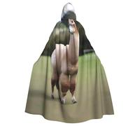 WHJWZY Alpaca's body display Printing aldult Halloween Hooded Cloak for men and womenused for parties prom