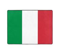 WHJWZY Carpet 63 x 48 in - Flannel Area Rug for Living Room, Office, and More Italian Flag Printing