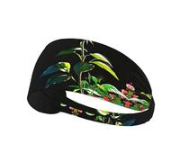 WHJWZY Elastic Exercise Headband - Soft and Breathable Headband for Running, Cycling, Yoga, and More Dictatorship Rose Printing