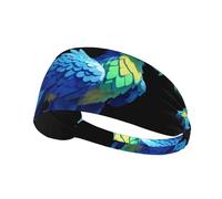 WHJWZY Elastic Exercise Headband - Soft and Breathable Headband for Running, Cycling, Yoga, and More Pixel Griffin Picture