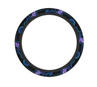 WHJWZY Elastic Steering Wheel Cover - Protects and Decorates Your Car - Suitable for Cars SUVs Trucks Strange Creature Pattern