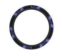 WHJWZY Elastic Steering Wheel Cover - Protects and Decorates Your Car - Suitable for Cars SUVs Trucks Strange Creature Pattern