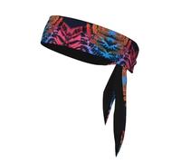 WHJWZY Sports Head Tie - Comfortable and Stylish Headband for Exercise and Sports Activities Colorful Tree Shadows Printing