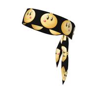 WHJWZY Sports Head Tie - Comfortable and Stylish Headband for Exercise and Sports Activities Cute Smiley face Symbol Picture