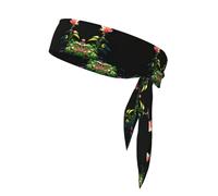 WHJWZY Sports Head Tie - Comfortable and Stylish Headband for Exercise and Sports Activities Dictatorship Rose Printing