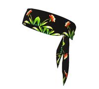 WHJWZY Sports Head Tie - Comfortable and Stylish Headband for Exercise and Sports Activities Flowers Facing The Sun Printing