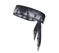 WHJWZY Sports Head Tie - Comfortable and Stylish Headband for Exercise and Sports Activities Ghost by The Dead Tree Picture