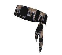 WHJWZY Sports Head Tie - Comfortable and Stylish Headband for Exercise and Sports Activities Jaguar Printing
