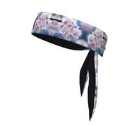 WHJWZY Sports Head Tie - Comfortable and Stylish Headband for Exercise and Sports Activities Japanese National Flower Printing
