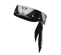 WHJWZY Sports Head Tie - Comfortable and Stylish Headband for Exercise and Sports Activities Puppy and Butterfly Shadow Printing