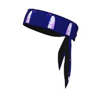 WHJWZY Sports Head Tie - Comfortable and Stylish Headband for Exercise and Sports Activities The Ghost of The Bouquet Printing
