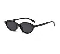 WHJYCC 90s Retro Oval Sunglasses for Women, UV400 Narrow Cat Eye Shades | UV400 lenses and a lightweight narrow oval frame for small faces, ideal for driving, festivals, travel and daily wear.