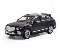 WHJYCC For 1:24 Bentley Bentayga SUV Alloy Car Model, High Simulation Sound And Light Die-cast Metal Toy Car Ornament(Black)