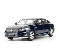 WHJYCC For 1:24 Passat/Magotan Zinc Alloy Car Model, Die-cast Metal Simulation Sound Toy Car Ornament(Blue)