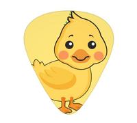 WHJYYXDE Guitar Picks 12 Pieces - Comfortable Hand Feel, Smooth Edges, Wear-Resistant ABS Material cartoon duck Printing
