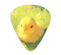 WHJYYXDE Guitar Picks 12 Pieces - Comfortable Hand Feel, Smooth Edges, Wear-Resistant ABS Material chicks Prints