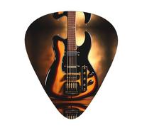 WHJYYXDE Guitar Picks 12 Pieces - Comfortable Hand Feel, Smooth Edges, Wear-Resistant ABS Material Instrumental Guitar Pattern