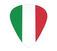WHJYYXDE Guitar Picks 12 Pieces - Comfortable Hand Feel, Smooth Edges, Wear-Resistant ABS Material Italian flag Prints