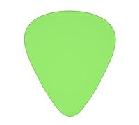 WHJYYXDE Guitar Picks 12 Pieces - Smooth Edges, Variety of Thicknesses for Different Tones - Suitable for Guitars, Ukuleles, and More Solid color light green Pattern