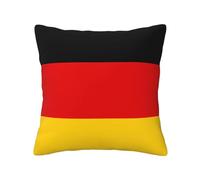 WHJYYXDE Quality Four Seasons Universal Pillowcase 18"x18" Sofa fabric square waist pillow cover, square cushion cover German flag Prints