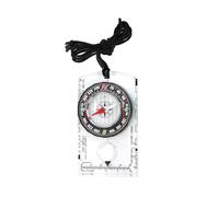 WHKM Compasses Ruler Multifunctional Water Proof Navigation Map Ruler Magnifier For Reading With Adjustable Lanyard Directional Navigation