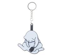 WHKM Funny Cats Playing Eggs Holder Lightweight Keychain Accessory For Daily Use Backpack Or Purse Decoration Pull And Play Keyring