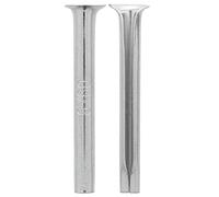 WHL 50x Zinc Plated Steel Express Nails, 6mm x 60mm Brick Concrete Masonry Timber Frame Rapid Hammer Set Anchors