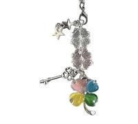 WHL Alexanders Key Chain 2-Pack Four-Leaf Clover Keychain Unique Pendant Accessories Suitable for Mobile Phones Backpacks Keychains and Card Books Keychain